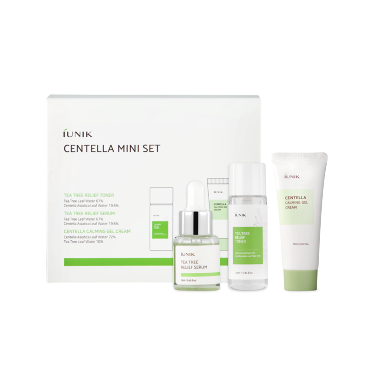 IUNIK Centella Mini Set – Travel-Friendly Skincare Kit